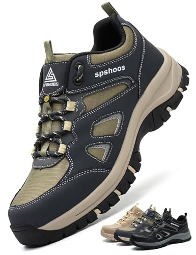 Sapatos de segurança para homem mulher S1P ESD sapatilhas trabalho confortáveis calçado de segurança leve com biqueira de aço