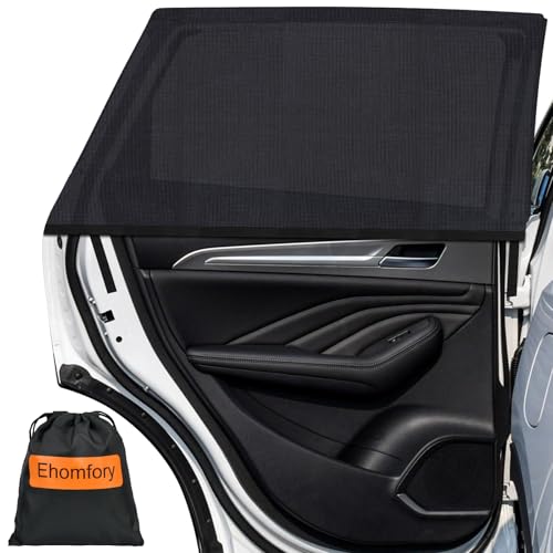 Ehomfory Para-sol carro bebé (2 unidades), 2025 atualização elastano elástico melhorado, proteção UV eficaz, para proteger crianças e animais de estimação, adequado para a maioria dos carros