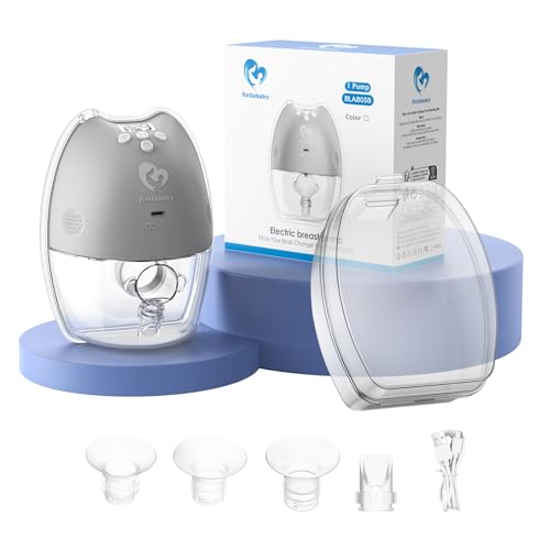 Bellababy Lanches elétrico mãos livres portátil, silencioso e sem dor, 4 modos e 9 níveis de sucção, fácil de montar/desmontar, inserção de 17, 19 e 21 mm, 1 peça