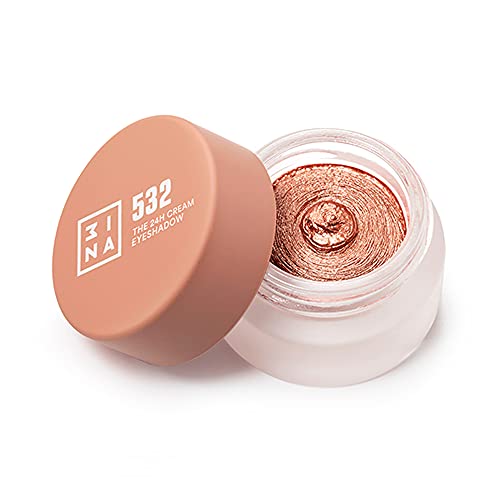 3INA MAKEUP - The 24H Cream Eyeshadow 532 - Bronze - sombra de olhos em creme de 24H de duração - tons mate e brilhantes - Alta pigmentação - fórmula à prova de água