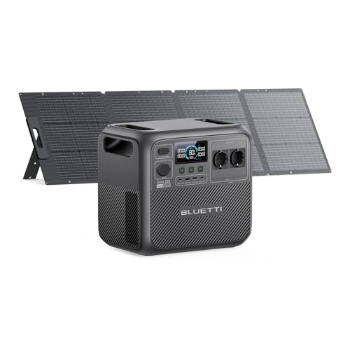 BLUETTI Elite 200 V2 Gerador solar (2025 novo) com painel solar de 200 W (envio separadamente), 2073, 6 Wh estação com 2 tomadas CA 2600 W, 17 anos de vida LiFePO4 para campismo, fora de rede 4 Shorts