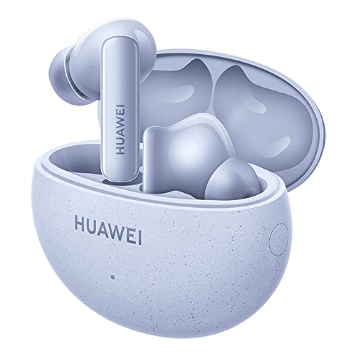 HUAWEI FreeBuds 5I Auriculares sem fios, iOS e Android e Windows, Bluetooth 5.2, controlo deslizante, áudio Hi-Res, 3 modos ANC, 28 horas de bateria, IP54, conexão dupla, azul