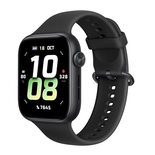 HONOR Watch 5 Smartwatch GPS Watch, 1,85" AMOLED Display Smart Watch homem mulher, 15 dias de duração da bateria, 5ATM e IP68, relógio inteligente para Android, preto