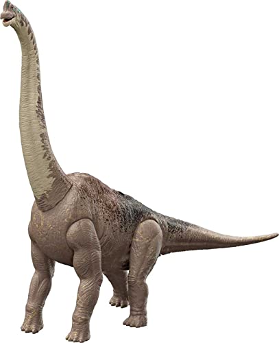 Mattel Jurassic World Dominion Brachiosaurus Figura de ação dinossauro grande articulado, brinquedo + 4 anos (HFK04)
