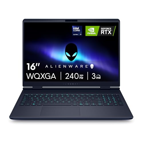 Alienware 16 x Aurora Portátil Gaming AC16251 16" WQXGA 240Hz G-Sync, Intel Core Ultra 9 275HX Series 2, Nvidia Geforce RTX 5070, 32 GB RAM, 1 TB SSD, Windows 11 Home, teclado Alienino, teclado FX RGB