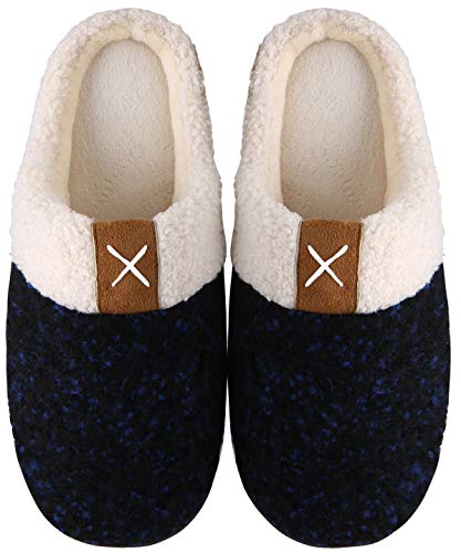 Mishansha Zapatillas de Estar por Casa Invierno Cálidas Suave con Espuma de Memoria, Unisex-Adulto