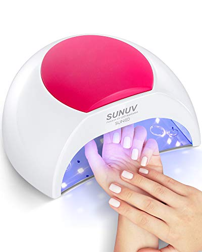SUNUV Candeeiro secador de unhas, profissional LED UV lâmpada unhas de gel, cura luz em 4 modos para o tempo 10s, 30s, 60s e 90s