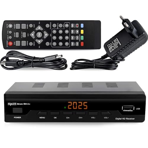 Strom 504 Decodificador digital terrestre – TDT / DVB T2 / Full HD / HDMI / recetor TV / USB / H.265 HEVC / TDT Television / DVB-T2 / 4K