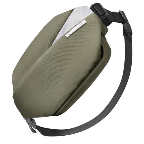 Inateck Bolsa en Bandolera,Elegante Bolsa Cruzada con Correa Ajustable para el Hombro,Pechera Resistente a Salpicaduras para Hombres y Mujeres Riñonera Multiusos para Viajes,Ciclismo,Trabajo,Deporte