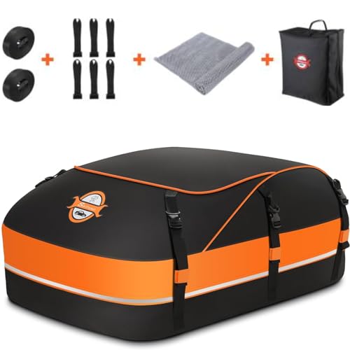 Sailnovo Saco de teto para carro de 580 litros, porta-bagagens para carro, bolsa de transporte impermeável para carros com ou sem porta-bagagens, inclui tapete protetor