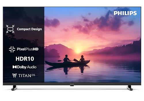 Philips 32PFS6000 HD LED Smart TV, ecrã de 32 polegadas com Pixel Plus, plataforma Titan OS e som Dolby Digital: funciona com a Alexa e com o assistente de voz do Google