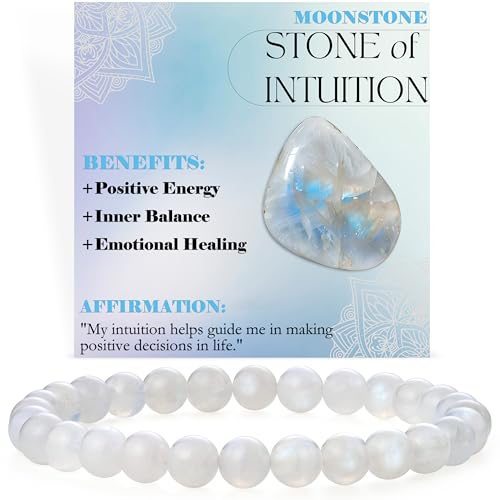 Bivei Pulseira de contas para mulheres 6 mm pedra semipreciosa natural Stretch cristal elástico jóias ioga presentes