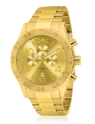 Invicta Specialty Relógio de quartzo para homem de aço inoxidável - 50 mm