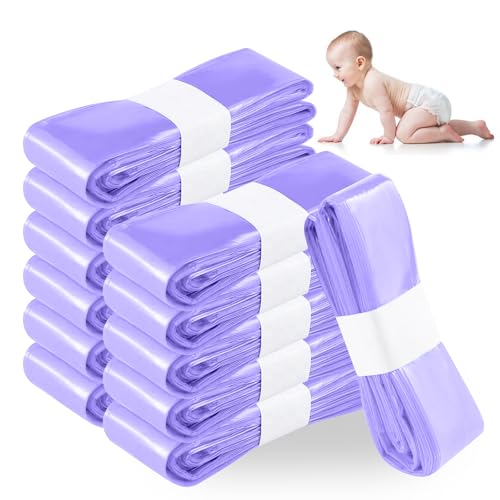 GIBOHOM 12 peças de reposição recipiente de fraldas, peças de reposição de lixeira fraldas bebé 4 camadas espessadas, sacos de recipiente fraldas compatíveis com AngelCare, Litter Locker (compatível