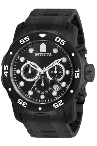 Invicta Pro Diver SCUBA Relógio de quartzo para homem de aço inoxidável, 48 mm