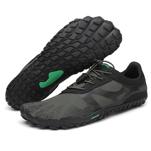 SAGUARO Sapatilhas minimalistas homem sapatilhas de Trail Running mulher sapato escalço