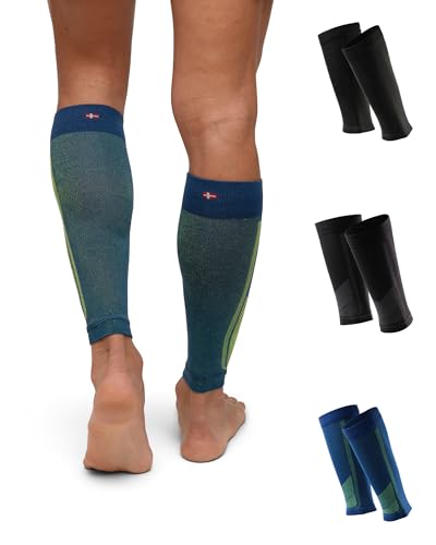 DANISH ENDURANCE Manga de compressão premium, para corrida, secagem rápida, para homem e mulher, 1 ou 3 pacotes