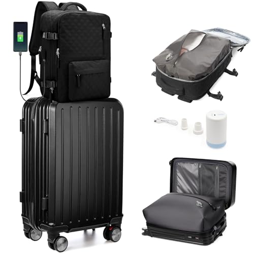 SZLX Mochila a vácuo com bomba mochilas viagem cabine avion 40 x 30 x 20 Ryanair bagagem de mão 40 x 20 x 25 Ryanair malas de viagem mulher malas de viagem 45 x 36 x 20 Easyjet mochila portátil com