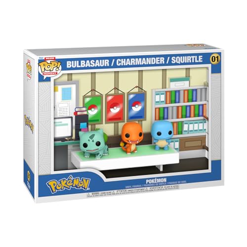 Funko Pop! Moments Deluxe: Pokemon - Starters (1996) - figura de vinil colecionável - ideia de presente- Mercadoria oficial - brinquedos para crianças e adultos - Video Games Fans