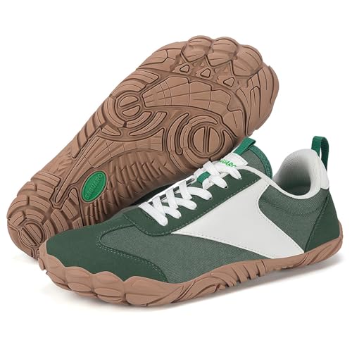 SAGUARO Sapatilhas Barefoot unissexo Sneakers descalços, leve, respirável, antiderrapante