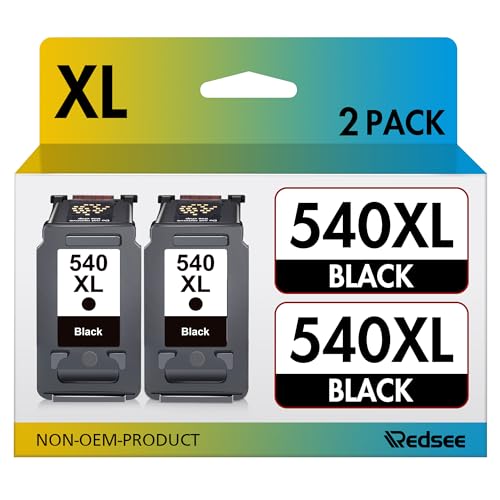 540 XL PG-540XL Preto cartucho de tinta compatível para Canon 540 PG540XL PG 540XL PG 540 XL PG 540 XL Preto para Canon Pixma MG3650 MG3600 MG3550 MG222 250 m G4250 TS5150 TS5151 MX455 (preto 2