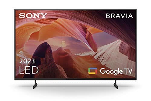 Sony Bravia 43 x 80 L Smart TV 43" com 4K HDR, processador X1, Google TV, Dolby Vision e Atmos, assistentes de voz Google e Alexa, funções ecológicas, Bluetooth, Chromecast incorporado, 43 polegadas