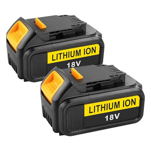 Energup 2 peças 18 V 5,0 Ah baterias de substituição para Dewalt 18 V bateria DCB181 DCB182 DCB184 DCB201 DCB205 DCB200
