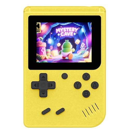 Febotak Consola de jogos retro analógica | com 240 jogos clássicos | consola de jogos portátil, mini consola de jogos, consola de jogos retro portátil, 12,5 x 8 x 2,3 cm