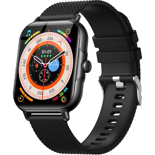 zaisia Relógio inteligente homem mulher, 1,85" Smartwatch com chamadas, monitor de sono/podómetro, vários modos desportivos pulseira atividade, impermeável IP68 Smart Watch para iOS Android