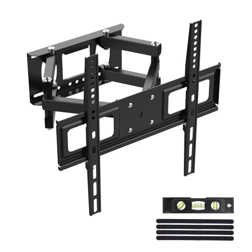 GRIFEMA Suporte TV parede, suporte televisão parede 26-65 polegadas giratório inclinável articulado braço TV extensível, MAX suporte VESA 400 x 400 mm, até 35 kg GB1006-4