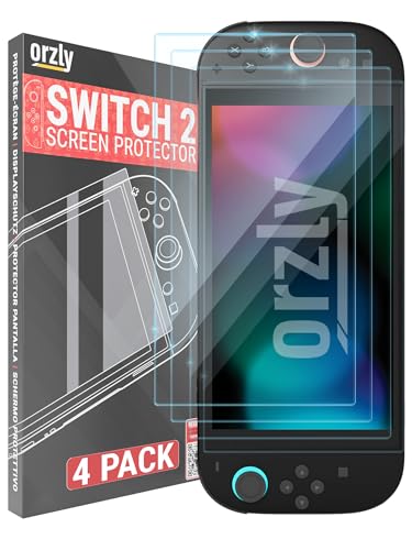Orzly Protetor de ecrã para Nintendo Switch (Switch 2 2025 (7,9 polegadas)