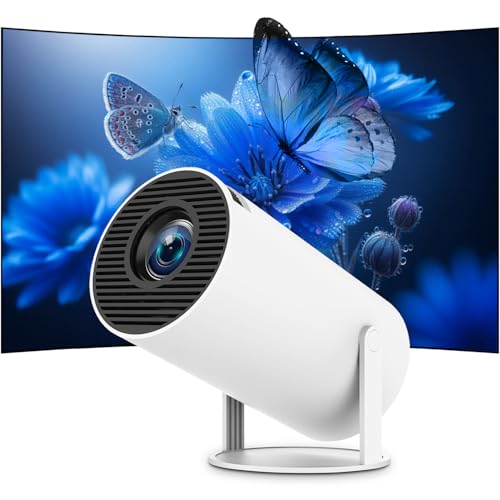 Mini Proiettore 4K WiFi 6 BT5.2 Upgraded Proiettore Portatile Full HD suporte por telefone / PC/TV/HDMI/PS5 Auto Keystone Home Theater Rotazione Di 180° [App integrado]