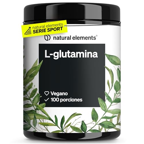 L-glutamina em pó 500 g - Sem sabor - 100 porções L-glutamina pura - altamente doseada, vegana e sem aditivos - Produzida na Alemanha e testada em laboratório