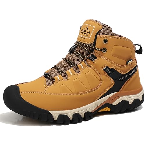 AX BOXING Botas homem inverno forradas quentes sapatilhas Trekking antiderrapantes botas caminhadas tamanho 41-46 UE
