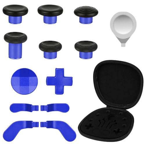 AXFEE Joysticks de metal de substituição para Xbox Elite Series 2, Xbox Elite Series 2 acessórios, Thumbsticks de metal para controlador, 13 peças, para Xbox Elite Series 2 núcleo, (azul)