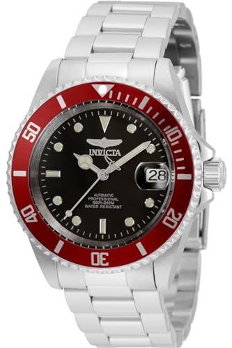 INVICTA Pro Diver Relógio automático para homem de aço inoxidável, 40 mm