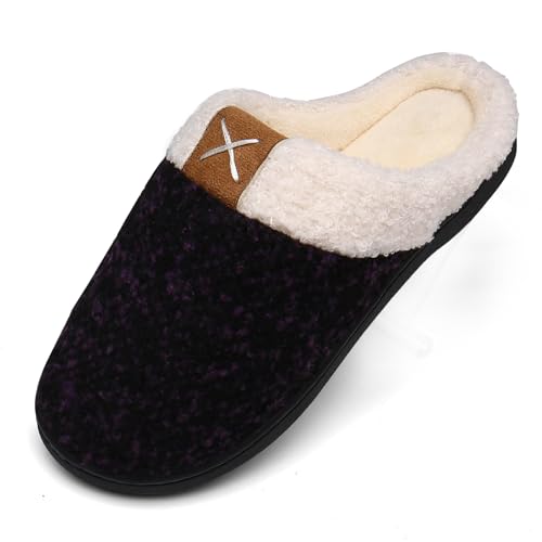 Mishansha Sapatilhas de estar por casa inverno homem mulher antiderrapante quente chinelos