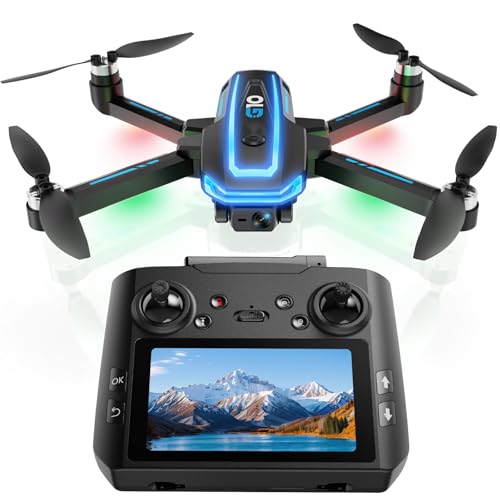 G10 GPS Drones com câmara 4k para crianças e adultos (ecrã remoto), 5G FPV Quadcopter que voa seguindo-o, motor sem escova, tempo de voo de 45 min, retorno automático, < 249 g, C0