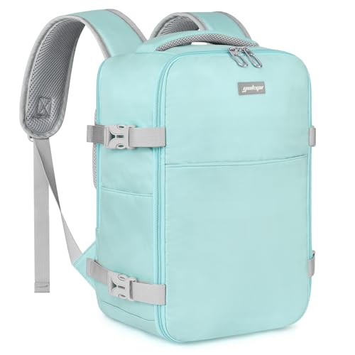 YOKGO Mochila de viagem cabine avion 40 x 20 x 25 20 L para Ryanair, mochila computador portátil de 14 polegadas bagagem de mão sob o assento, mala de cabine de voo, mala de férias negócios escola