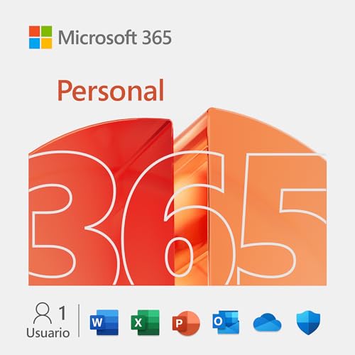 Microsoft 365 Pessoal - 1 pessoa - Para PC/Mac/tablets/telemóveis - Assinatura de 12 meses