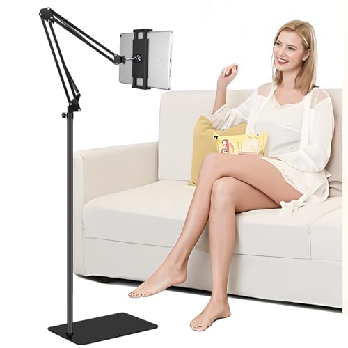SAMHOUSING Suporte para tablet e telefone, suporte rotativo universal de metal. Suporte ajustável de 360 graus para iPad/iPhone X/iPad Pro ou outros dispositivos de 4,7 a 12,9 polegadas