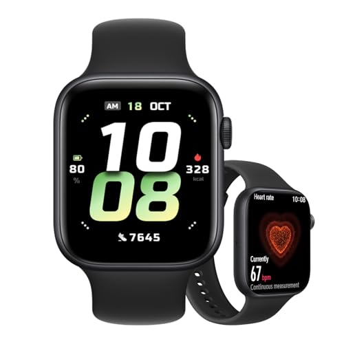 HONOR Watch 5 Smartwatch, 1,85" AMOLED Display Smart Watch homem mulher, 15 dias de duração da bateria, GPS, preto