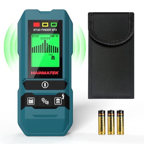 HANMATEK SF3 sensor eletrónico 6 em 1, detetor de parede com ecrã LCD para parede de madeira/metais ferroos/metais não ferrosos/cabos