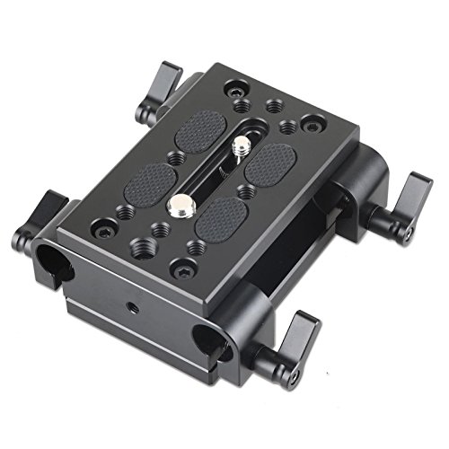 SMALLRIG 15 mm LWS Baseplate, placa base com 1/4'' e 3/8'' parafuso para câmara DSLR Rig - 1798