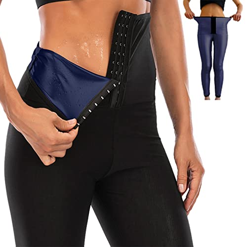 Merlvida Calças Sauna adelgaçantes mulher nanotecnologia leggings redutores mulher push up calças de transpiração emagrecimento leggings desporto cintura alta leggings desportivas mulher para ginásio fitness ioga