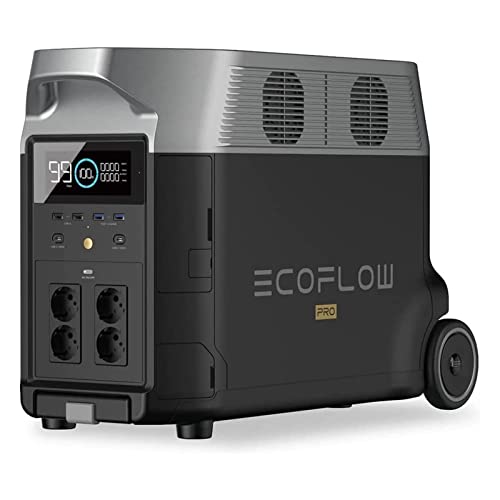 ECOFLOW Gerador de energia portátil DELTA Pro, gerador solar expansível, 3,6 kWh-25 kWh, grande saída de CA de 3600 W, estação de energia solar de reserva para casas, acampamentos ao ar livre