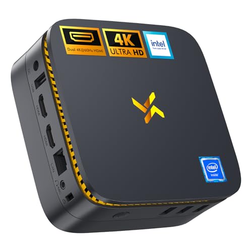 Huidun H30 Mini PC Twin Lake N150 (supera o N100, até 3,6 GHz) 16 GB RAM 512 GB M.2 SSD Micro PC W-11 Pro, ecrã duplo 4K @60Hz Mini computador para escritório e negócios, multitarefa eficiente