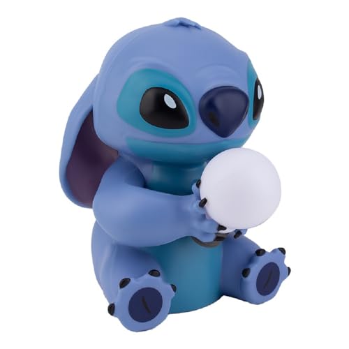 Luz de Stitch - produto oficial Lilo & Stitch, candeeiro colecionável Disney, luz noturna decorativa para mesa de cabeceira