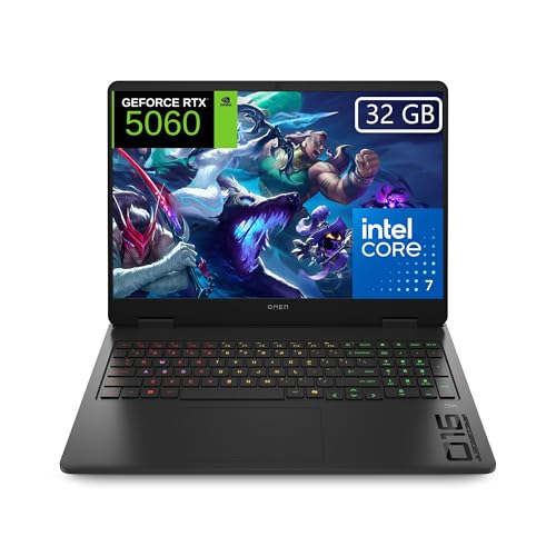 HP OMEN 16-am0001ns Computador portátil Gaming 16" 2K Intel Core 7-240H, 32 GB RAM, 1TB SSD, NVIDIA RTX 5070, FreeDos - preto - teclado QWERTY espanhol