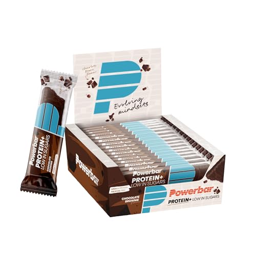 Powerbar Protein Plus Low Sugar Chocolate Brownie 16 x 35 g, barras de proteção com baixo teor de açúcar